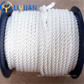 Braided twisted mooring polyester rope